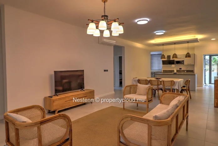 Furnished 3-bedroom apartment in a secured residence 