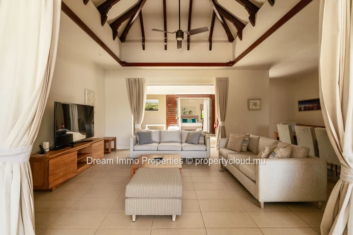 Villa meublée de 3 chambres directement sur le golf Heritage Villas Valriche à Bel Ombre – Ile Maurice
