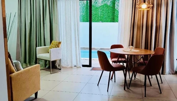 Charming Duplex with Private Pool for Rent in Flic en Flac, Mauritius