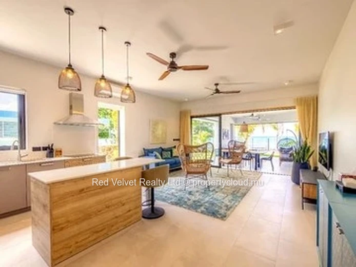 Luxurious Beachfront Apartment for Rent in Pereybere, Grand Baie