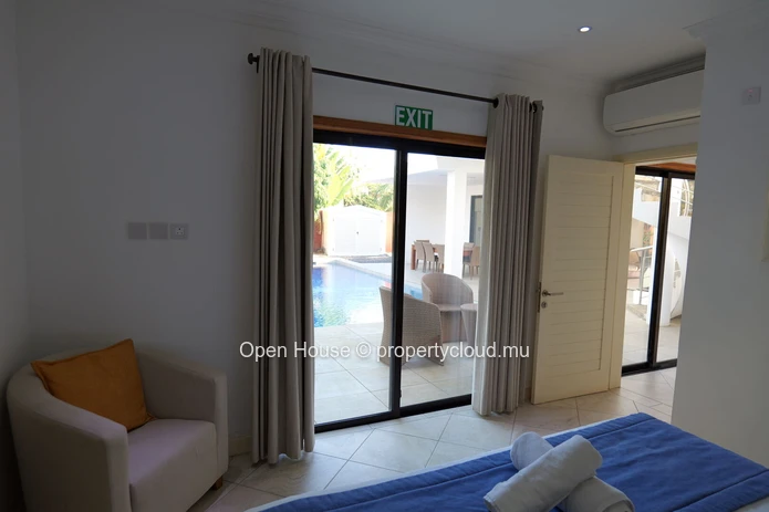 Villa meublée 4 chambres avec piscine à louer à Pointe aux Piments