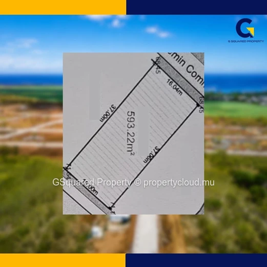 Terrain 593,22 m² au Morcellement Serenis, Albion