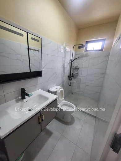 3-bedroom house with swimming pool for rent in Pointe aux Canonniers.