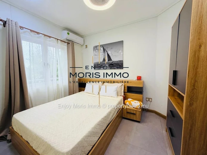 3-Bedroom Furnished Apartment for Rent in Calodyne – Mauritius | Shared Pool | Walking Distance to the Beach