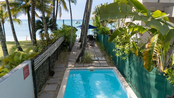 Villa PDS à vendre à Péreybère, 416m², 3 chambres, piscine privée, Vue mer, Proche Golf, Meublé.