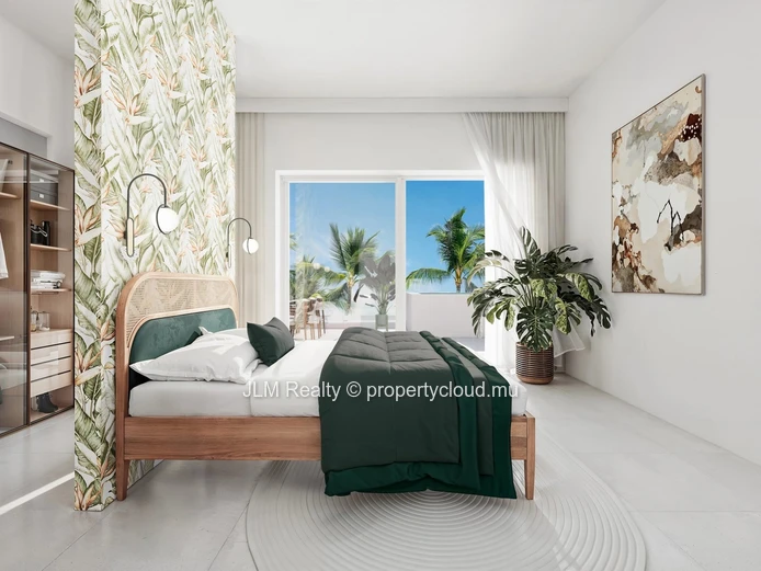 À vendre : Appartement contemporain de 2 chambres au deuxième étage, Pointe aux Canonniers, Île Maurice
