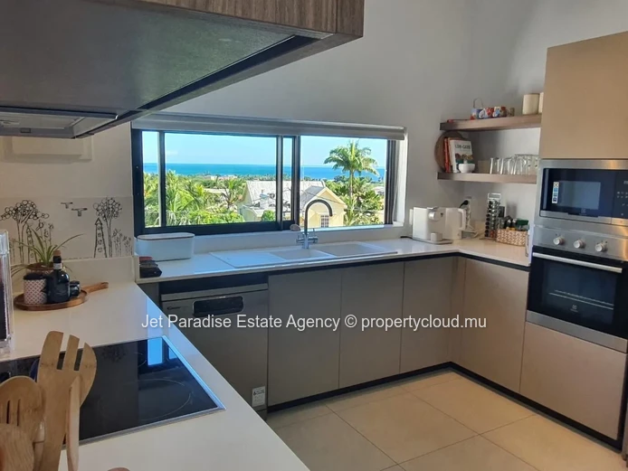 Modern 3-Bedroom penthouse  with pool in a gated estate
