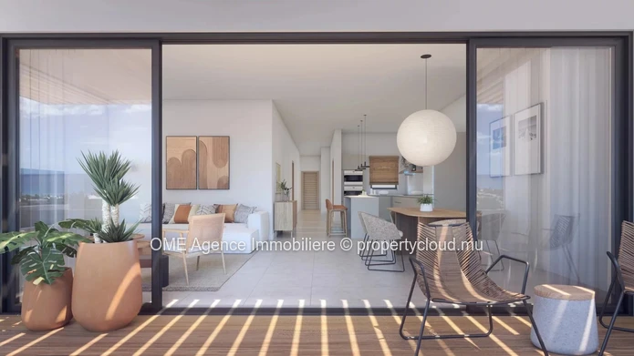 TAMARIN - VEFA - Apartment  with a panoramic view- 3 bedrooms