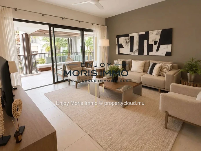 Appartement à vendre – Au Golf de Mont Choisy – Île Maurice – Vue golf – 3 chambres – Résidence de prestige