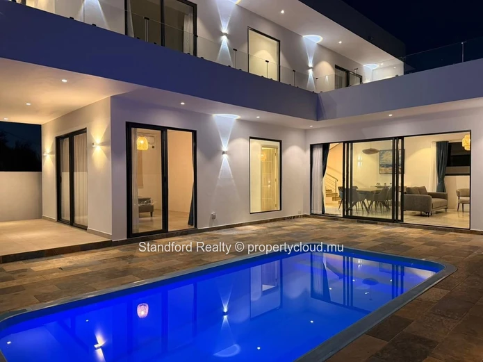 Villa Moderne de 3 Chambres Près du Spot de Kitesurf – La Gaulette, Maurice