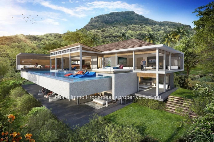 Sublimes Villas Offrant Une Vue Mer & Morne Panoramique A Riviere Noire - Ile Maurice