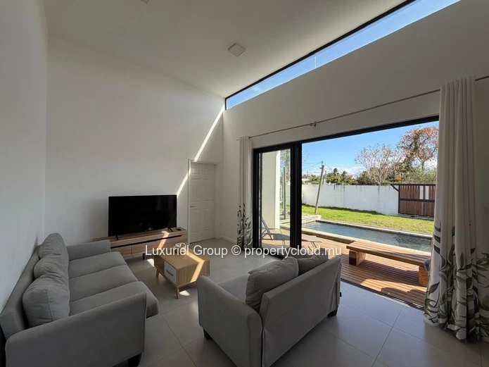  Contemporary Villa with Private Pool for Rent in Grand Baie