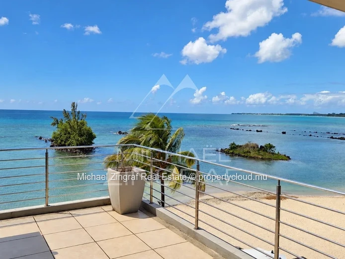 Penthouse en bord de mer avec vue panoramique à Trou-aux-Biches