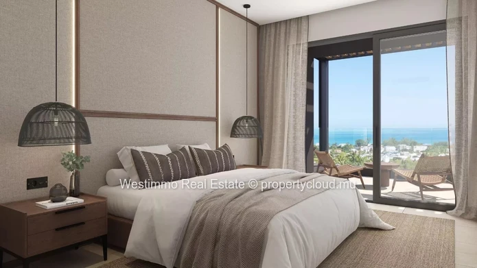 Appartement spacieux, moderne avec une vue Morne et jardin privé