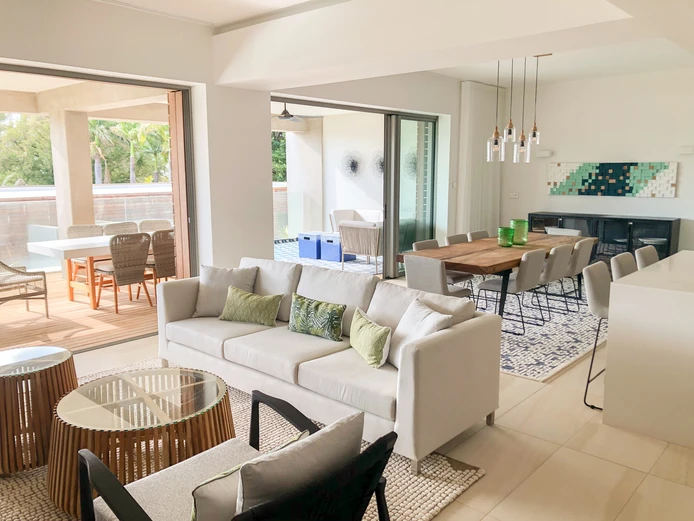 Fully Furnished 3-Bedroom Apartment with direct beach access