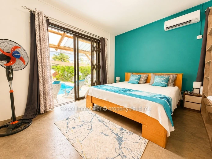 3-Bedroom Detached Villa with Pool for Rent in Flic-en-Flac