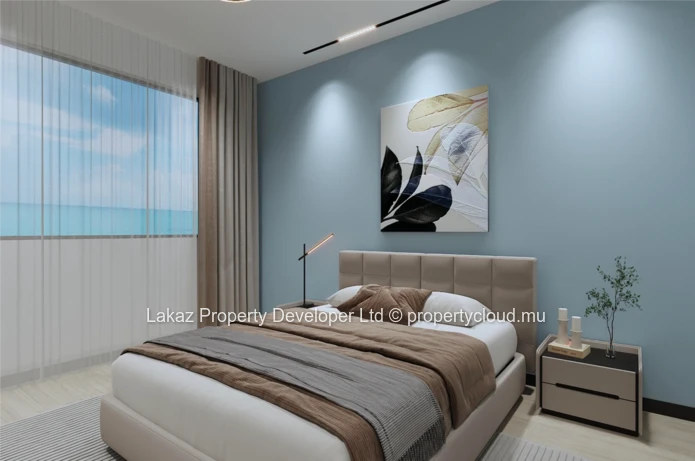Modern Off-Plan Apartment with Roof-Deck Pool in Pereybere