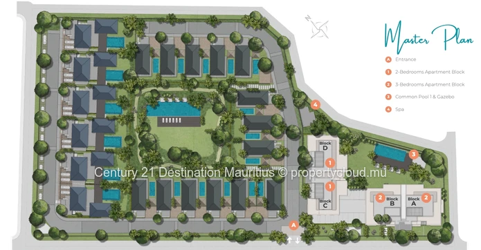 CALODYNE – Villa de 4 chambres dans une résidence verdoyante !