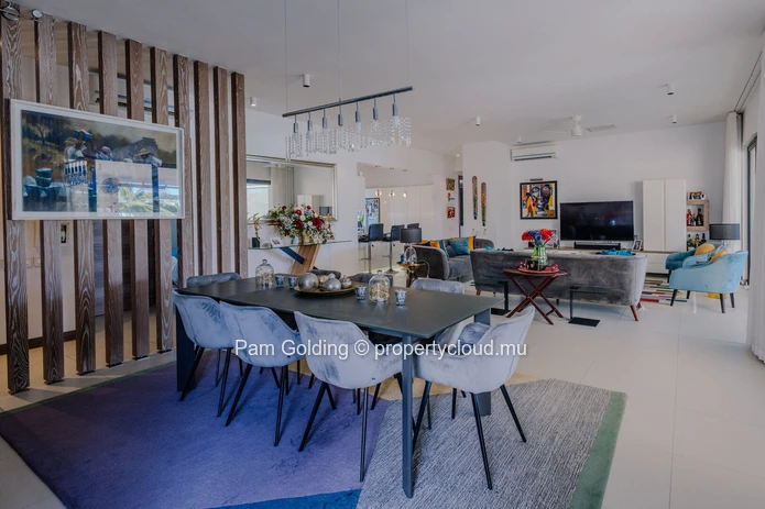 Penthouse de luxe 3 chambres face à la plage à Pereybere – Accès privé à la plage au AO Residences