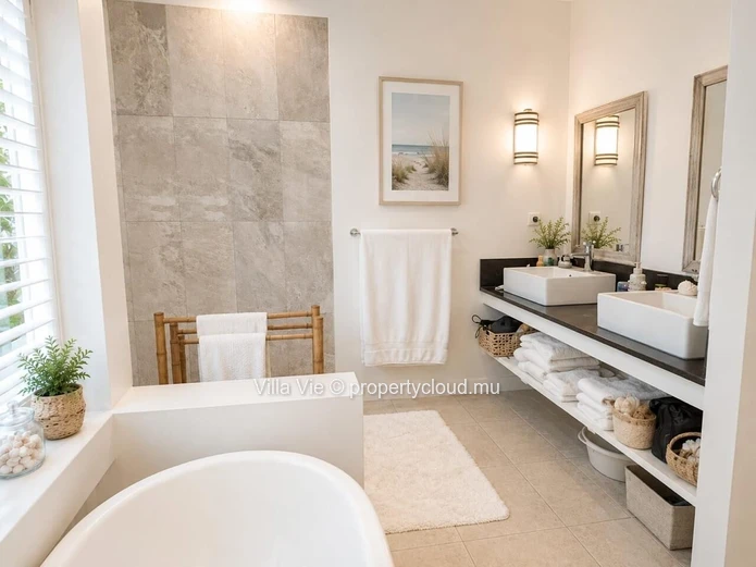 Grand Baie - Beachfront 4-bedroom family home with swimming pool (Sole Mandate)
