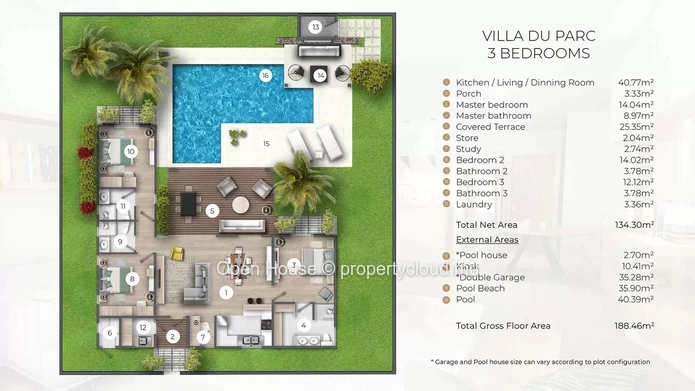 PDS VILLA for sale in Cap Malheureux. 