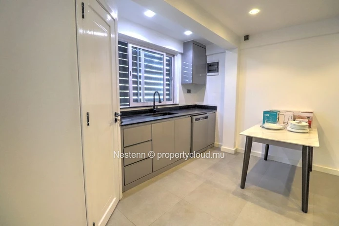 Appartement 2 chambres récemment rénové à louer à Pointe aux Canonniers