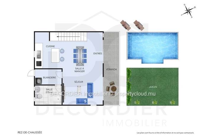 Villa for sale -  Pointe aux Canonniers