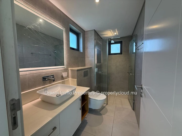 2-bedroom apartment with huge terrace & pool view in Pointe aux Canonniers – Mauritius