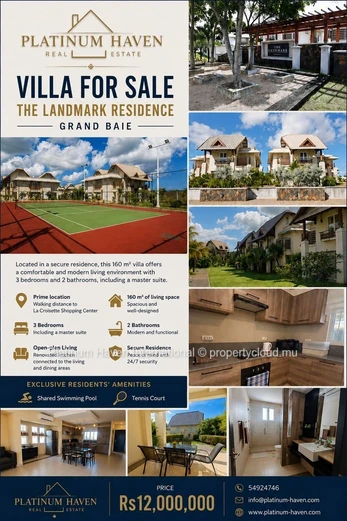 For Rent | 3-Bedroom Villa In Central Grand Baie