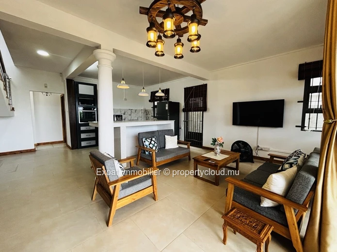 3-Bedroom Duplex With Stone Swimming Pool And Rooftop Terrace In Pereybere 