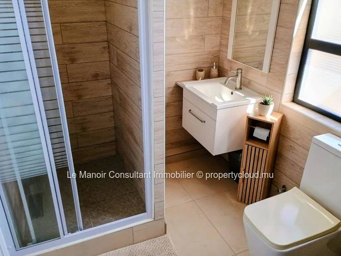 Modern furnished house with swimming pool, rooftop, and sea & mountain views
