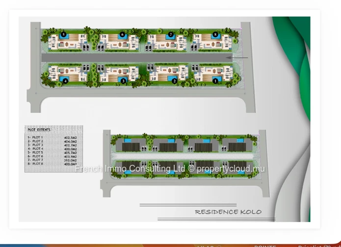 Projet de 8 villas en VEFA a calodyne
