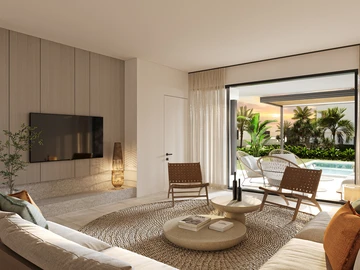 Magnificent apartment with private pool by the sea