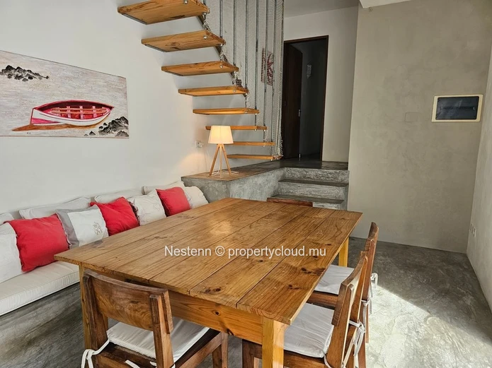 Duplex sécurisé de 3 chambres à louer, a quelques pas de la plage de Pointe d'Esny