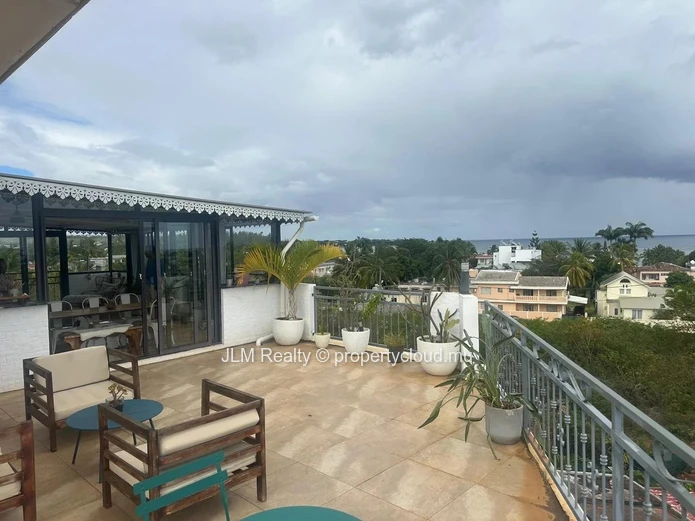 For Rent: Furnished 3-Bedroom Penthouse with Rooftop, Albion, Mauritius
