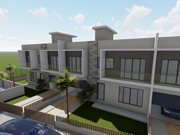 Townhouse, Duplex de 2 Chambres
