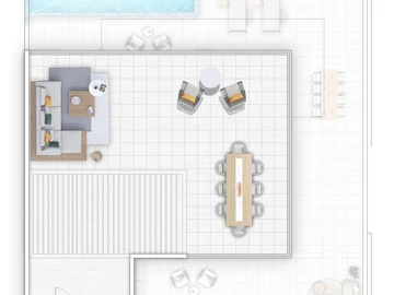 Penthouse de 3 Chambres