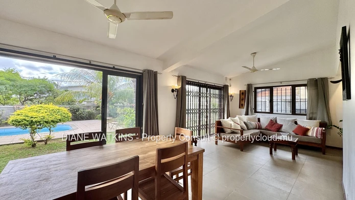 Elegant 3-Bedroom House with Pool for Rent in Tamarin | DIANE WATKINS Property Consult