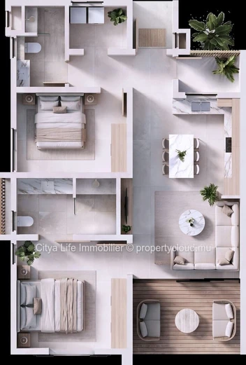 Appartement avec club house à vendre