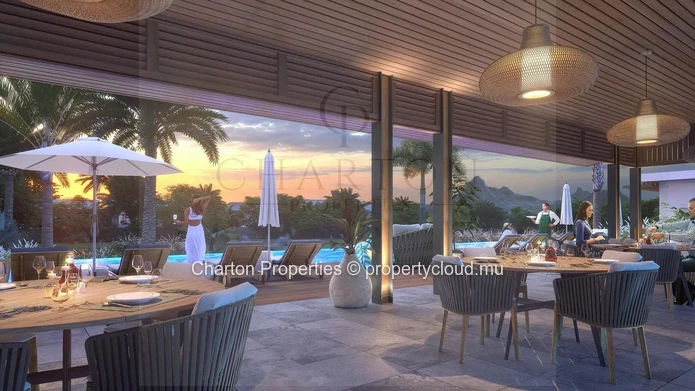 Single-story 3-bedroom villa in the heart of a natural haven in Tamarin