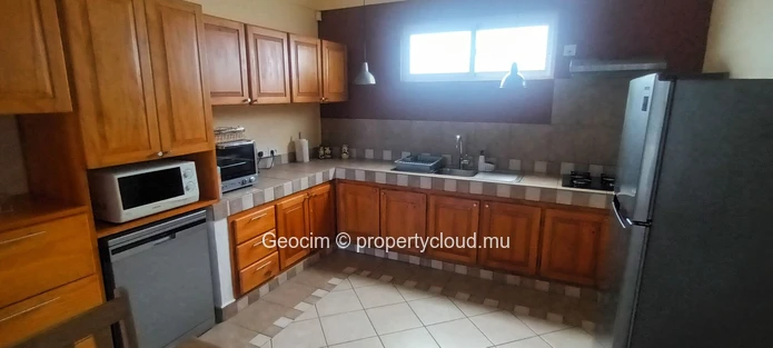 Flic en Flac Morc Anna fully furnished 2 bedrooms flat. Terrace 23 sqm. Sea View. Available now. (Sole Mandate)