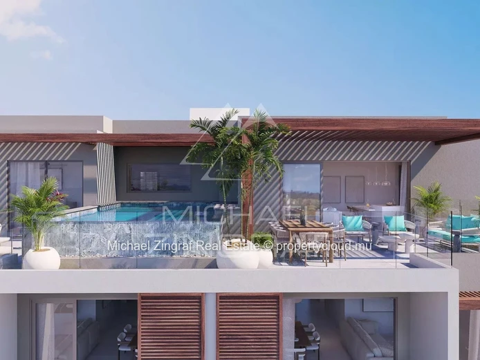 Luxury 3-Bedroom Penthouse with Private Rooftop Pool – Belle Mare
