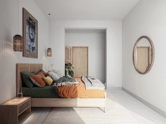 À vendre : Appartement contemporain de 2 chambres au deuxième étage, Pointe aux Canonniers, Île Maurice