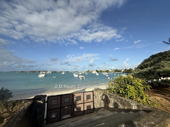 For Rent in Grand Baie, Mauritius: Spacious Beachfront Villa with Private Jacuzzi
