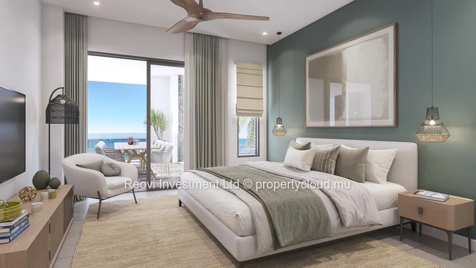 Freehold Beachfront Apartment in Tamarin