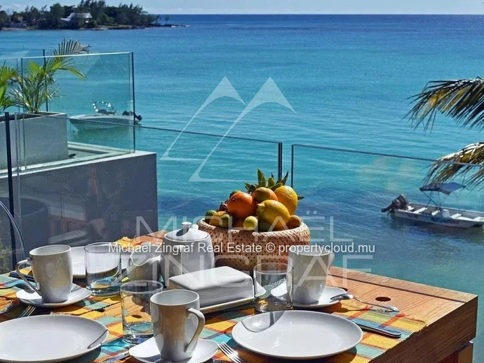 Élégant appartement 2 chambres en bord de mer à Pereybere