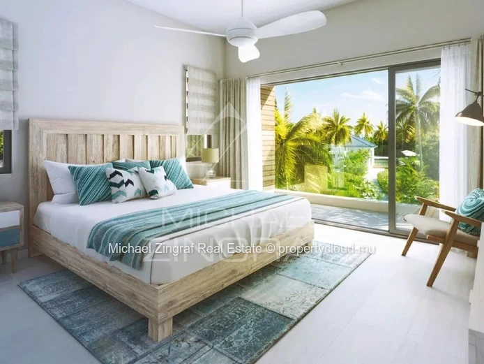 Élégant Appartement avec Vue sur les Jardins et la Piscine – Grand Baie