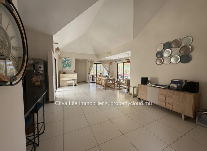 Semi-furnished 4-Bedroom House for Rent in Tamarin with Private Pool
