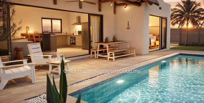Local Market - Mauritian Villas in Calodyne/Grand Gaube with Private Pool.