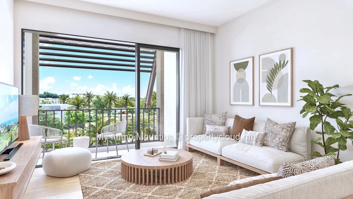 New 3-bedroom apartment in seaside village with golf course